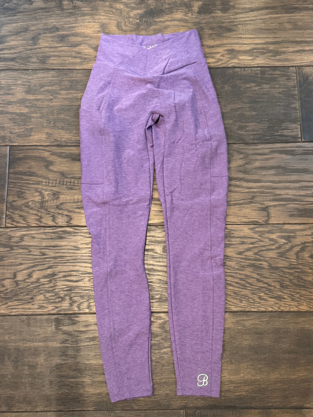 Bombshell Sportswear Curves Leggings Purple - Picture 2 of 4